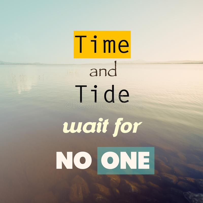 time and tide waits for none or time and tide wait for none?